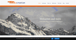 Desktop Screenshot of cp-webcreation.de
